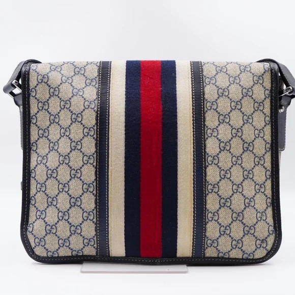 Gucci Beige and Black Messenger Bag - Picture 7 of 15